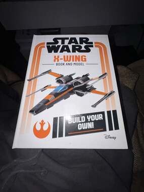 Star Wars X-Wing Book and Model